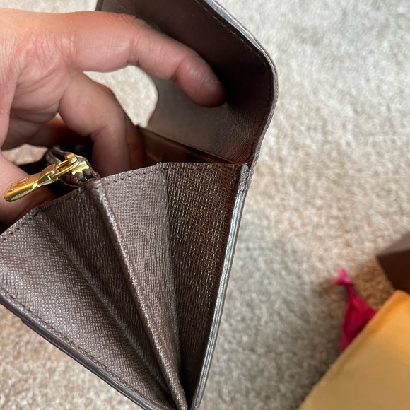 Authentic LOUIS VUITTON Damier Ebene Portefeuille Sarah Long Wallet - Picture 12 of 12